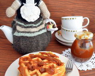 Банановые вафли