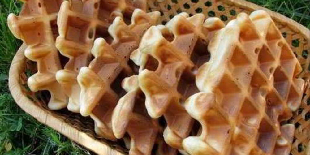 Рецепт бельгийских вафель без яиц