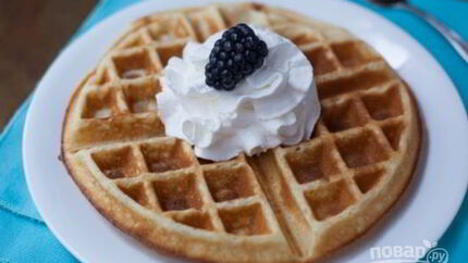 Хрустящие бельгийские вафли