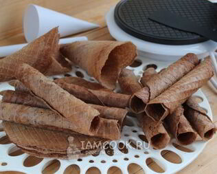 Шоколадные вафли