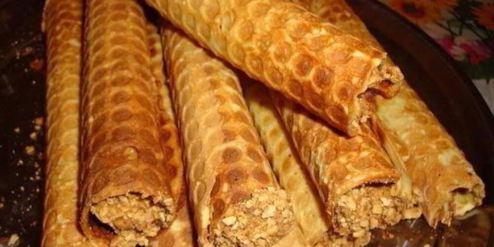 Рецепт вафельных трубочек