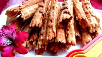 Вафли на рисовой муке хрустящие