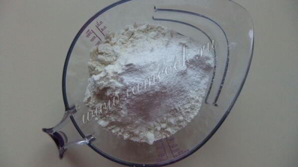 вафли с рисовой кашей и киселем