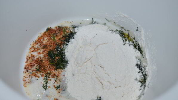 вафли с сыром и помидором