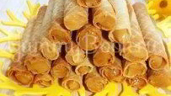 вафли с вареной сгущенкой