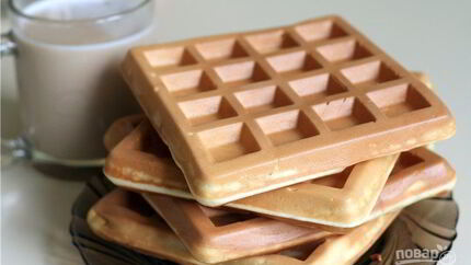 Венские вафли для вафельницы