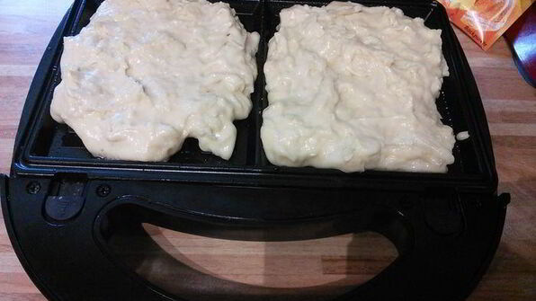 яблочные вафли