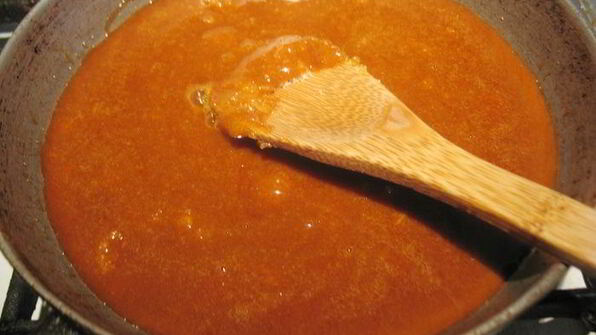 профитроли из льняной муки с яблочно-карамельным муссом