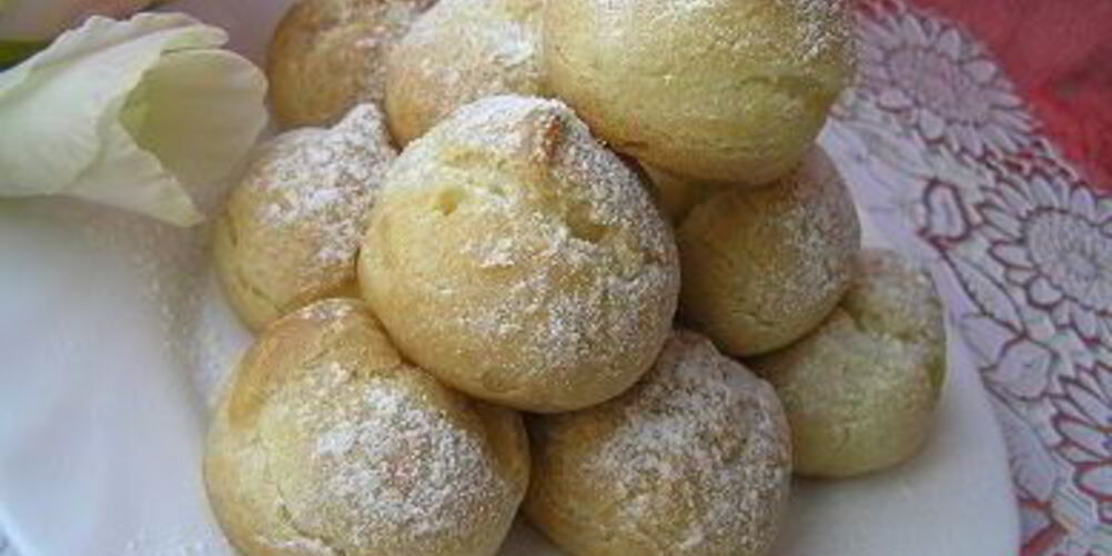 Рецепт профитролей с лимонным кремом
