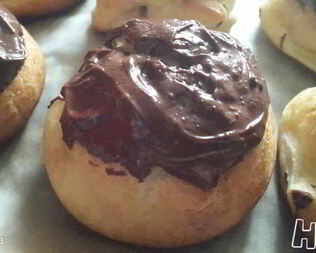 Профитроли с разным кремом