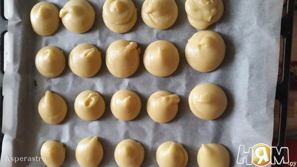 профитроли с разным кремом