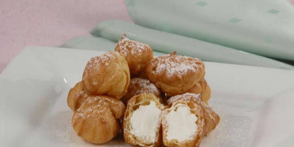 Рецепт профитролей со сливочным кремом