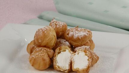 Профитроли со сливочным кремом