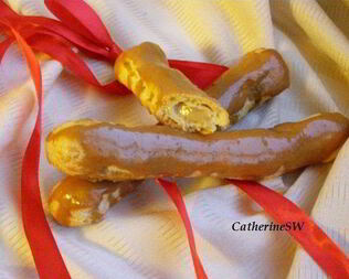 Эклеры с кофейным заварным кремом