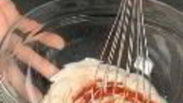 эклеры с креветками