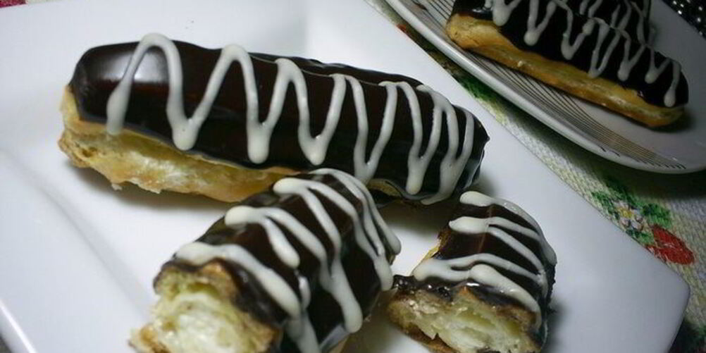 Рецепт эклеров с масляно-заварным кремом