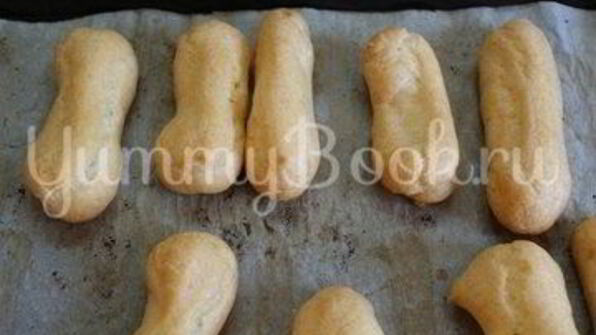 эклеры с творожным сыром