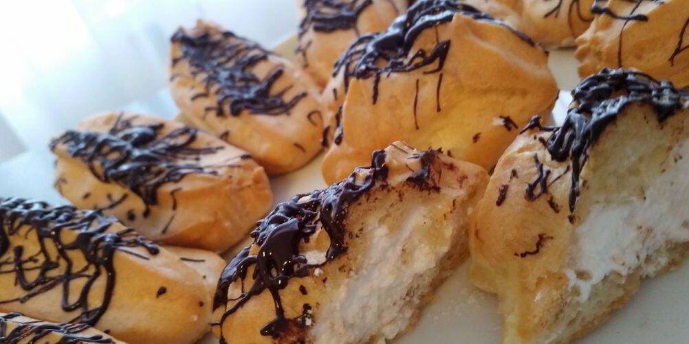 Рецепт эклеров с заварным белковым кремом