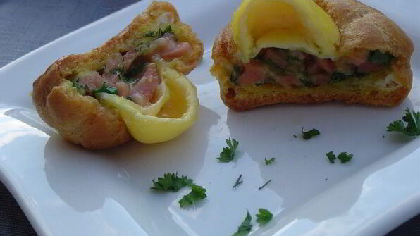 закусочные эклеры к завтраку