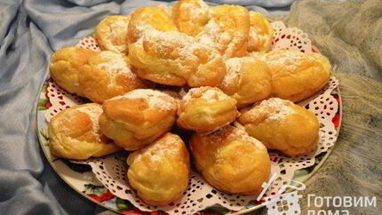 Заварное тесто на растительном масле для эклеров, профитролей