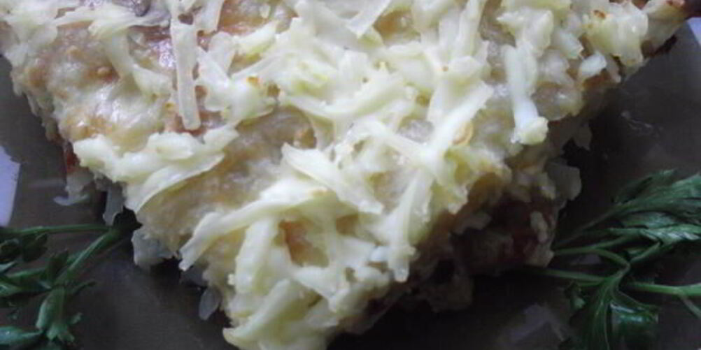 Рецепт картофельной запеканки с шампиньонами
