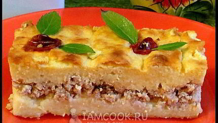 Картофельная запеканка со свиным фаршем и сыром