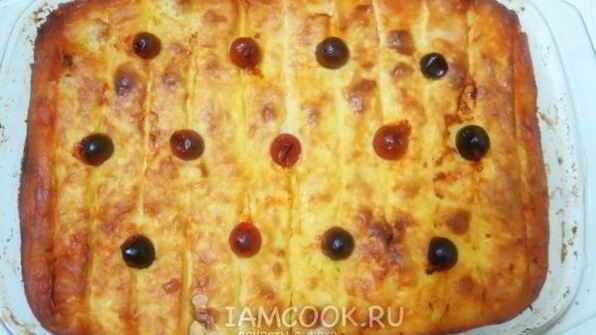 картофельная запеканка со свиным фаршем и сыром