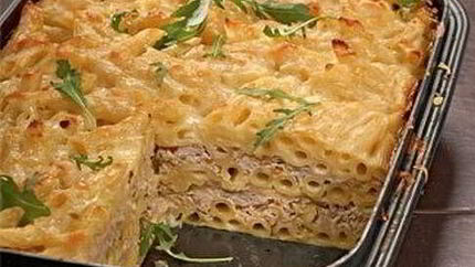 Макаронная запеканка с фаршем