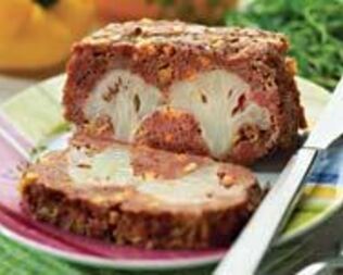 Мясная запеканка с цветной капустой