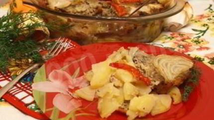 Овощная запеканка с мясным фаршем