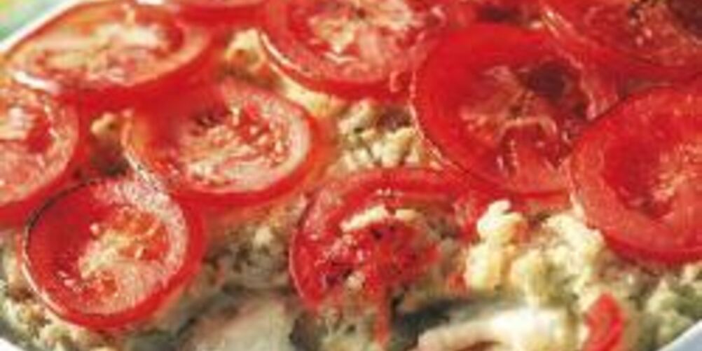 Рецепт рыбной запеканки с картофельным пюре и песто