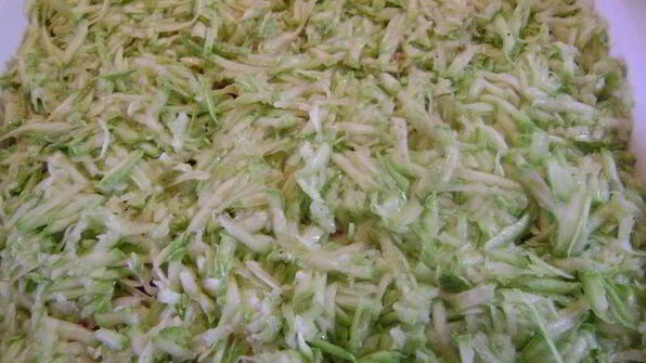 слоеная запеканка с мясом и сыром