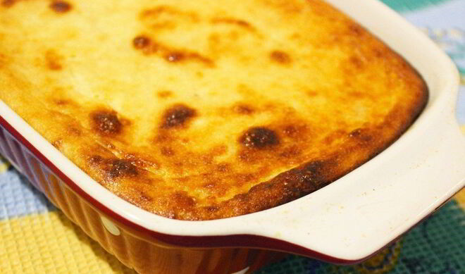 Сырная запеканка