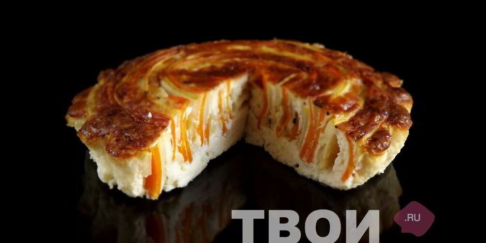 Рецепт сырно-овощной запеканка