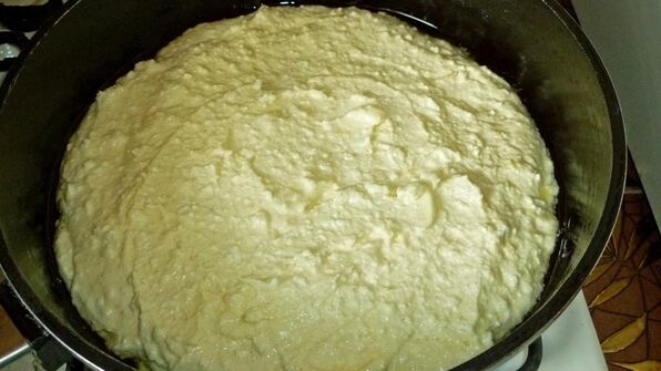 творожная запеканка на сковороде