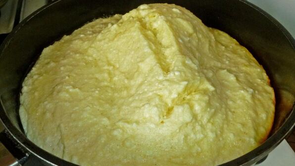 творожная запеканка на сковороде