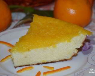 Творожная запеканка с апельсином