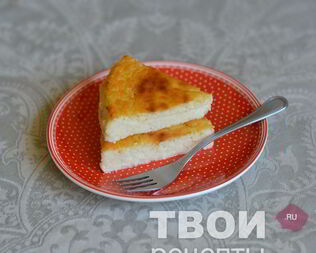 Творожная запеканка с бананом