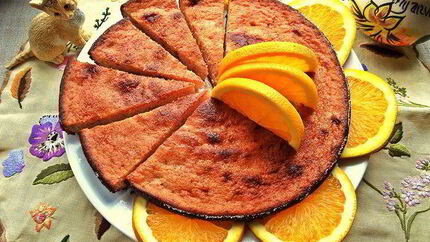 Творожная запеканка с фруктами