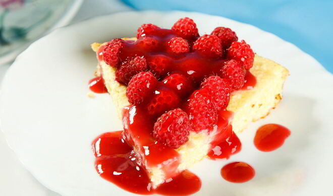 Творожная запеканка в мультиварке