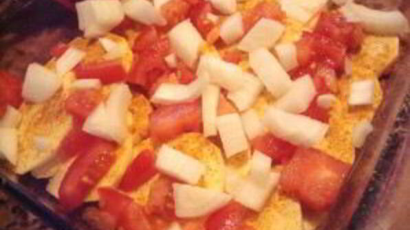 вегетарианская картофельная запеканка