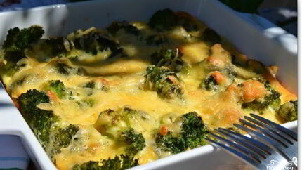 Запеканка из брокколи в духовке