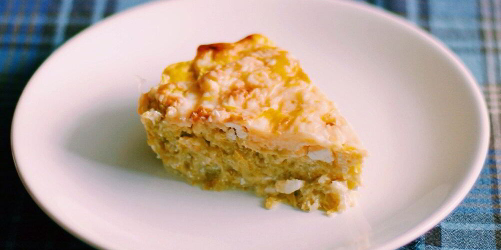 Рецепт запеканки из кабачков с фетой и чесноком