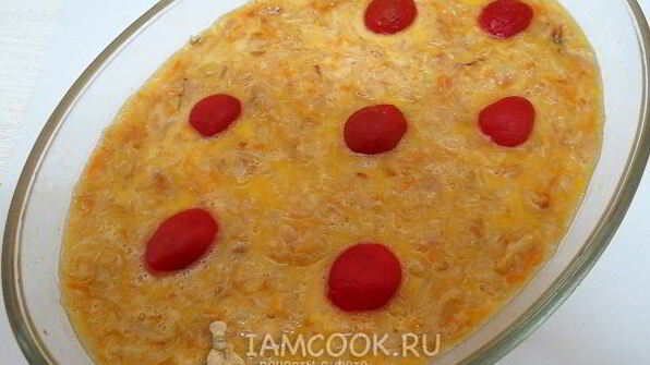 запеканка из молодой капусты с яйцами