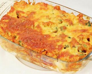 Запеканка из трески