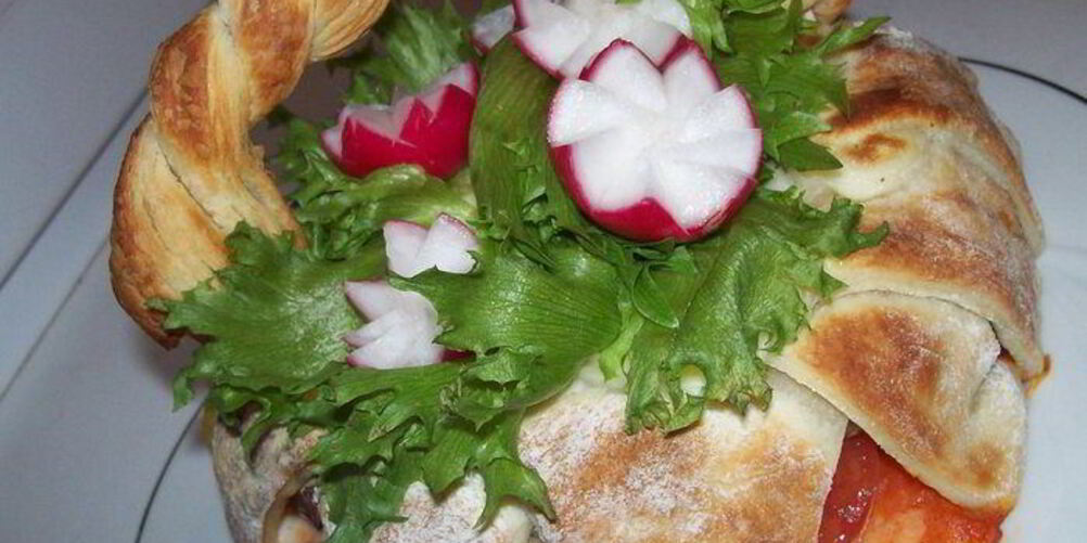 Рецепт запеканки корзина с цветами