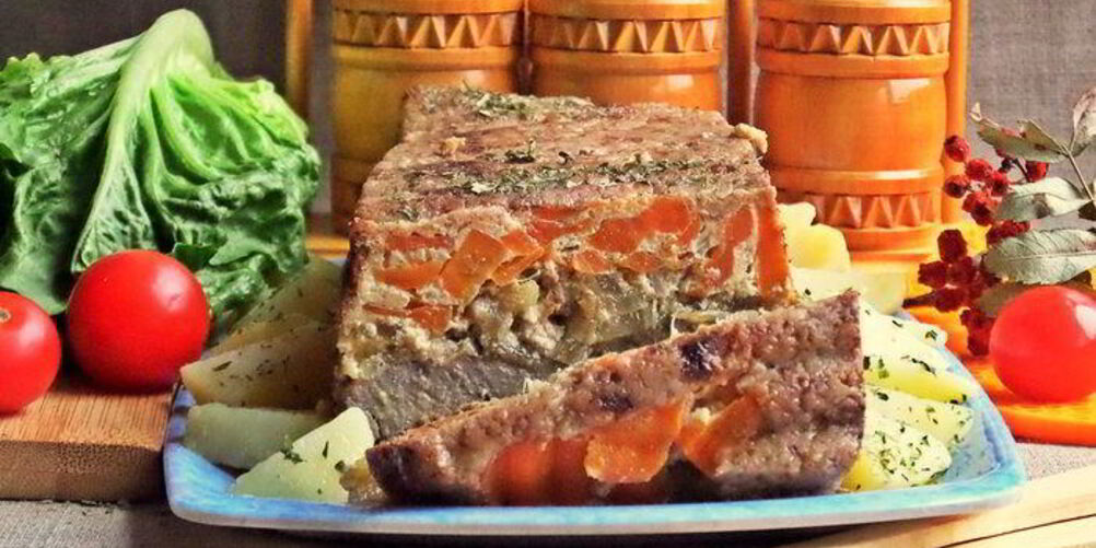 Рецепт запеканки-перевертыша из печени и овощей