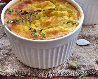 Запеканка с тыквой и творогом