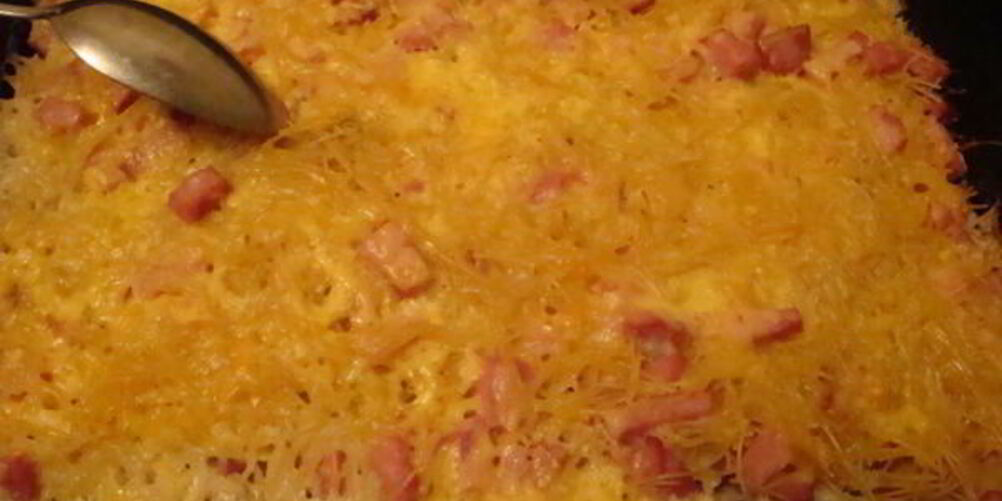 Рецепт запеканки с ветчиной
