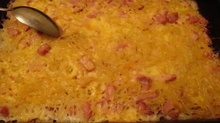 Запеканка с ветчиной